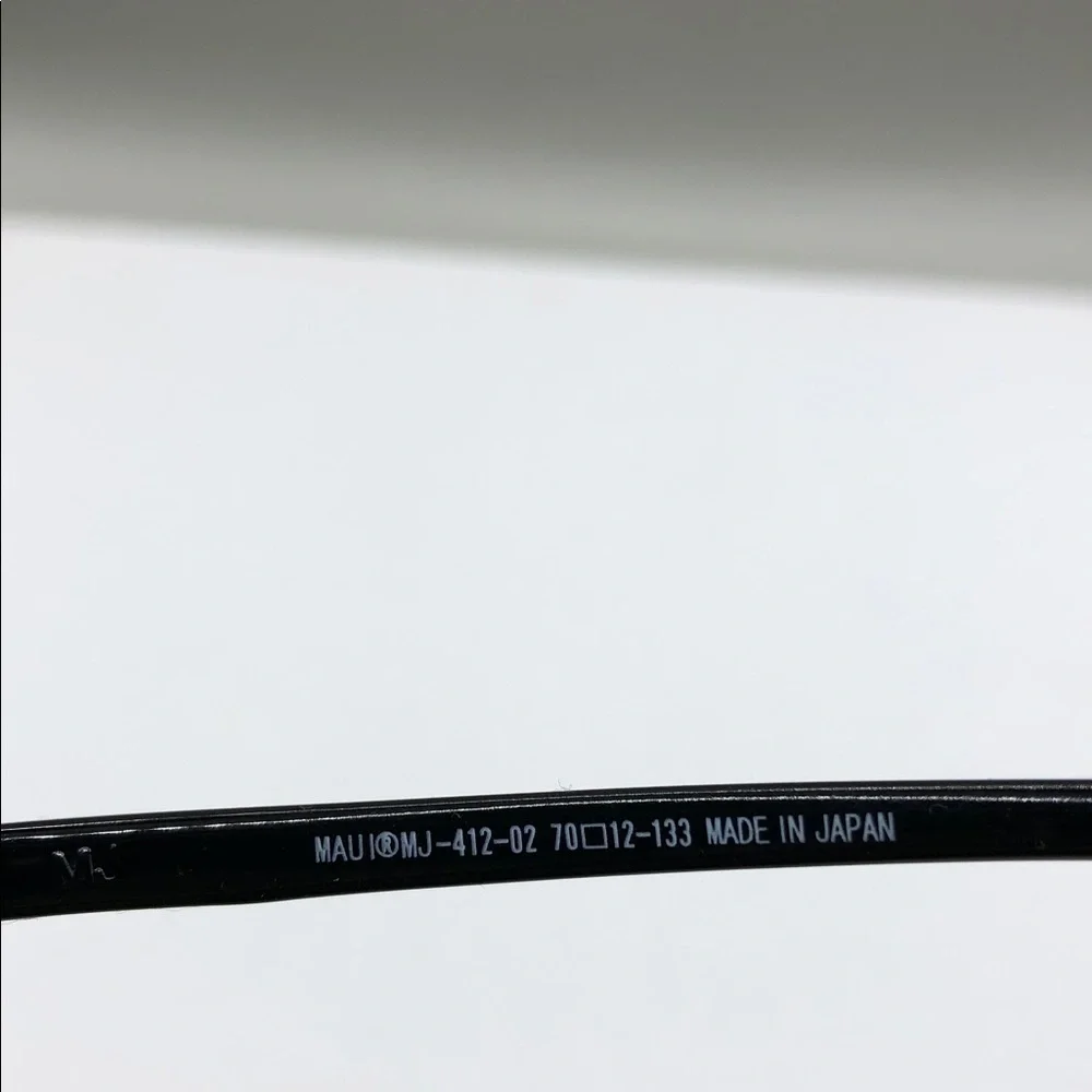 Maui Jim Banyans MJ-412-02 70-12-133 Made In Japan Black